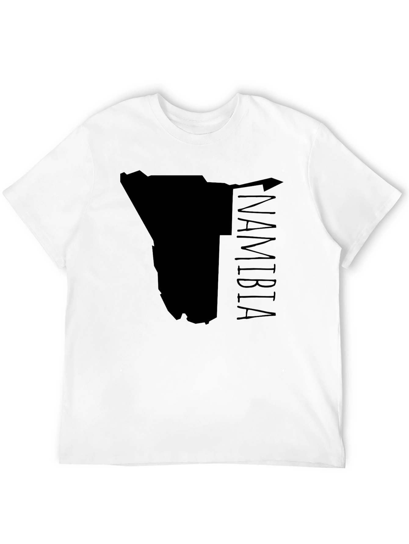 Namibia Map Graphic T-Shirt - Stylish Travel Souvenir