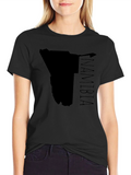 Namibia Map Graphic T-Shirt - Stylish Travel Souvenir