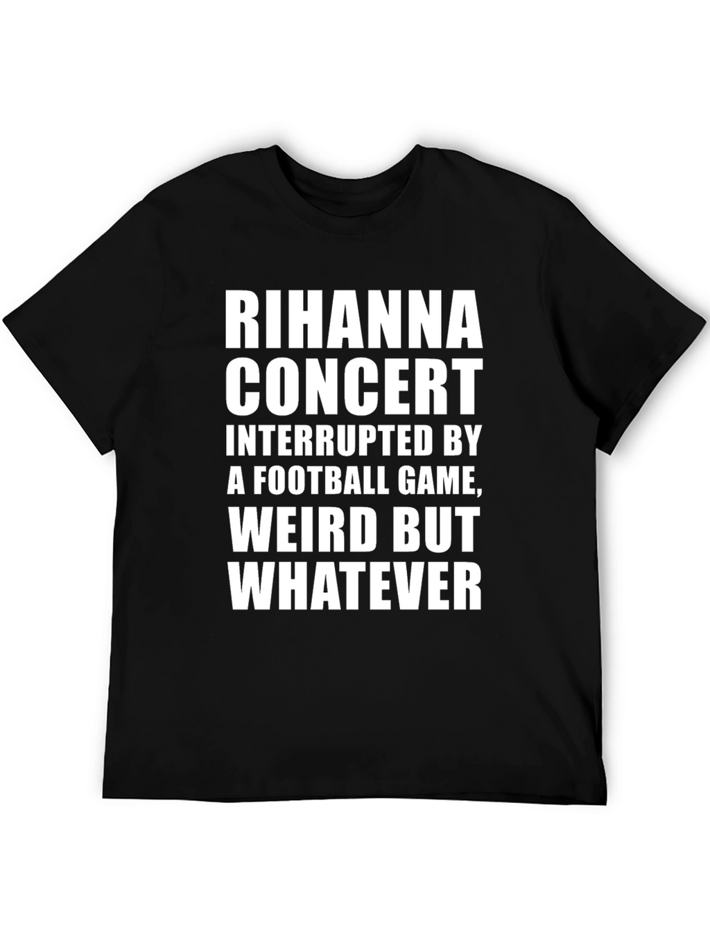 Rihanna Concert Football Game Graphic Tee