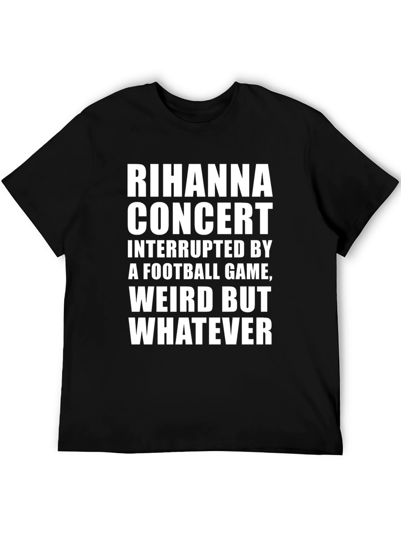 Rihanna Concert Football Game Graphic Tee