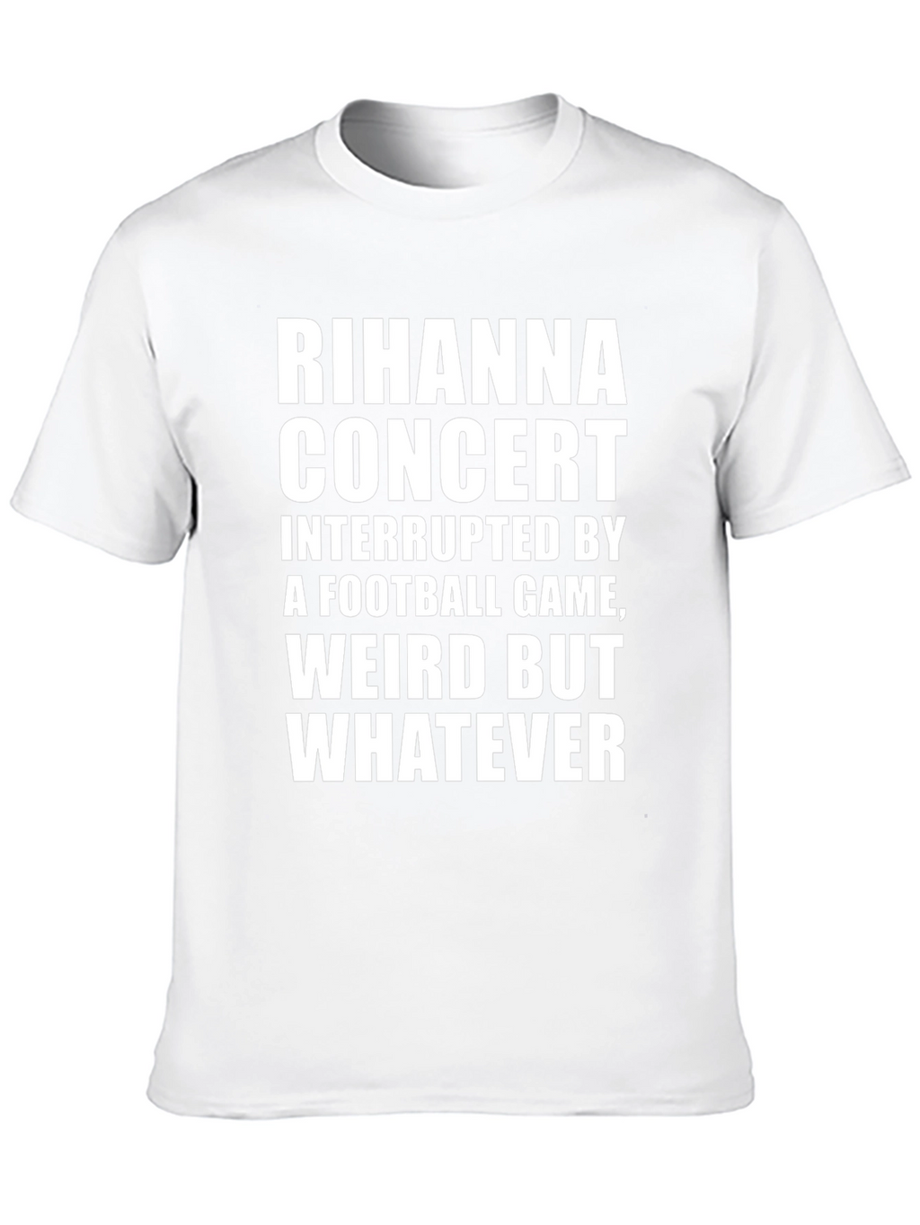 Rihanna Concert Football Game Graphic Tee