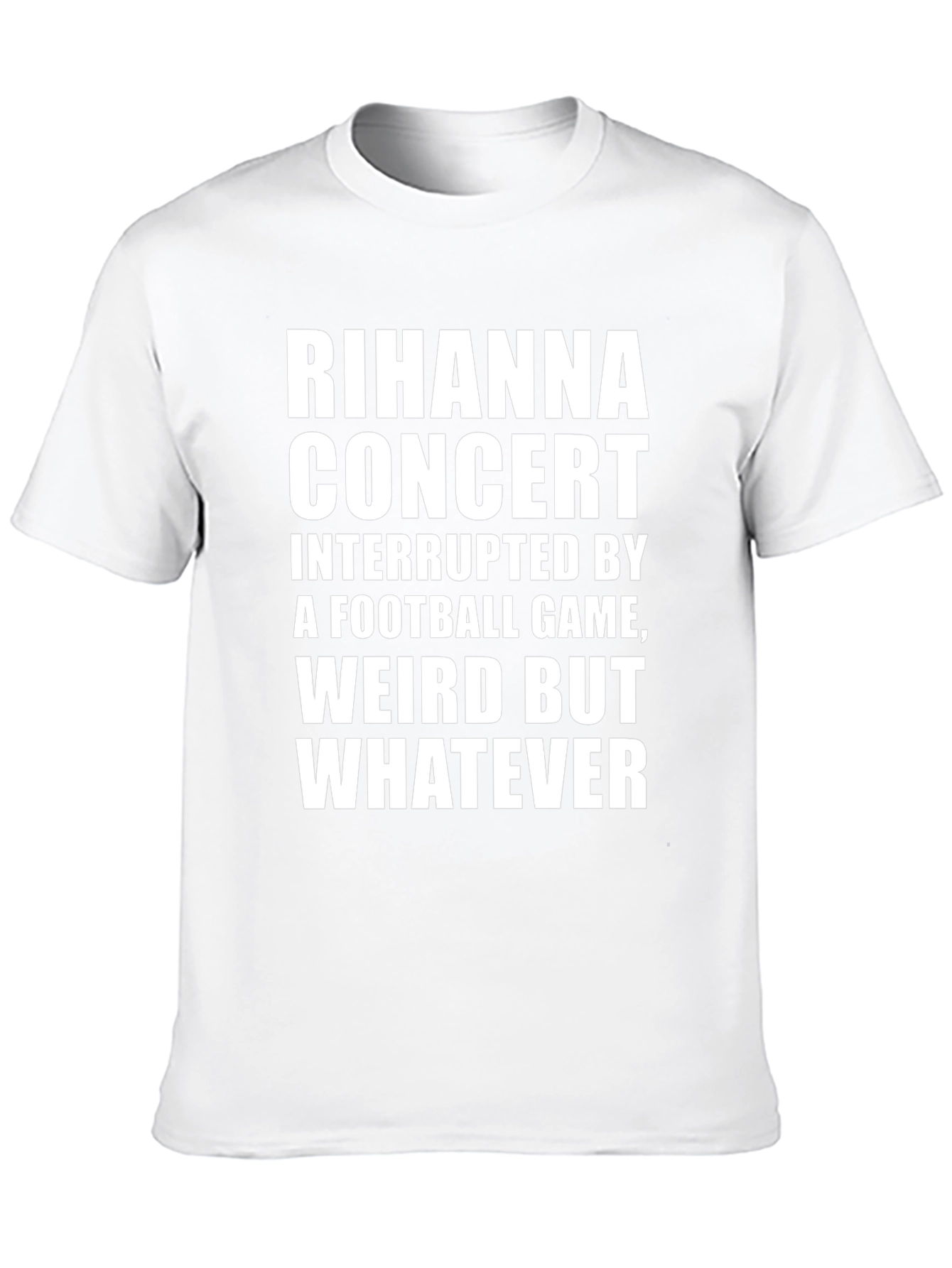 Rihanna Concert Football Game Graphic Tee