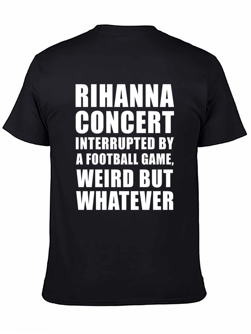 Rihanna Concert Football Game Graphic Tee