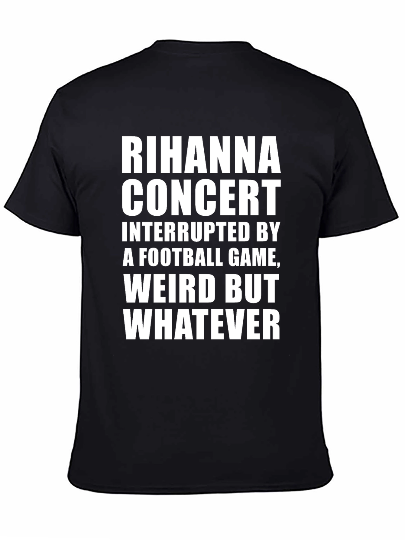 Rihanna Concert Football Game Graphic Tee