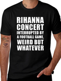 Rihanna Concert Football Game Graphic Tee