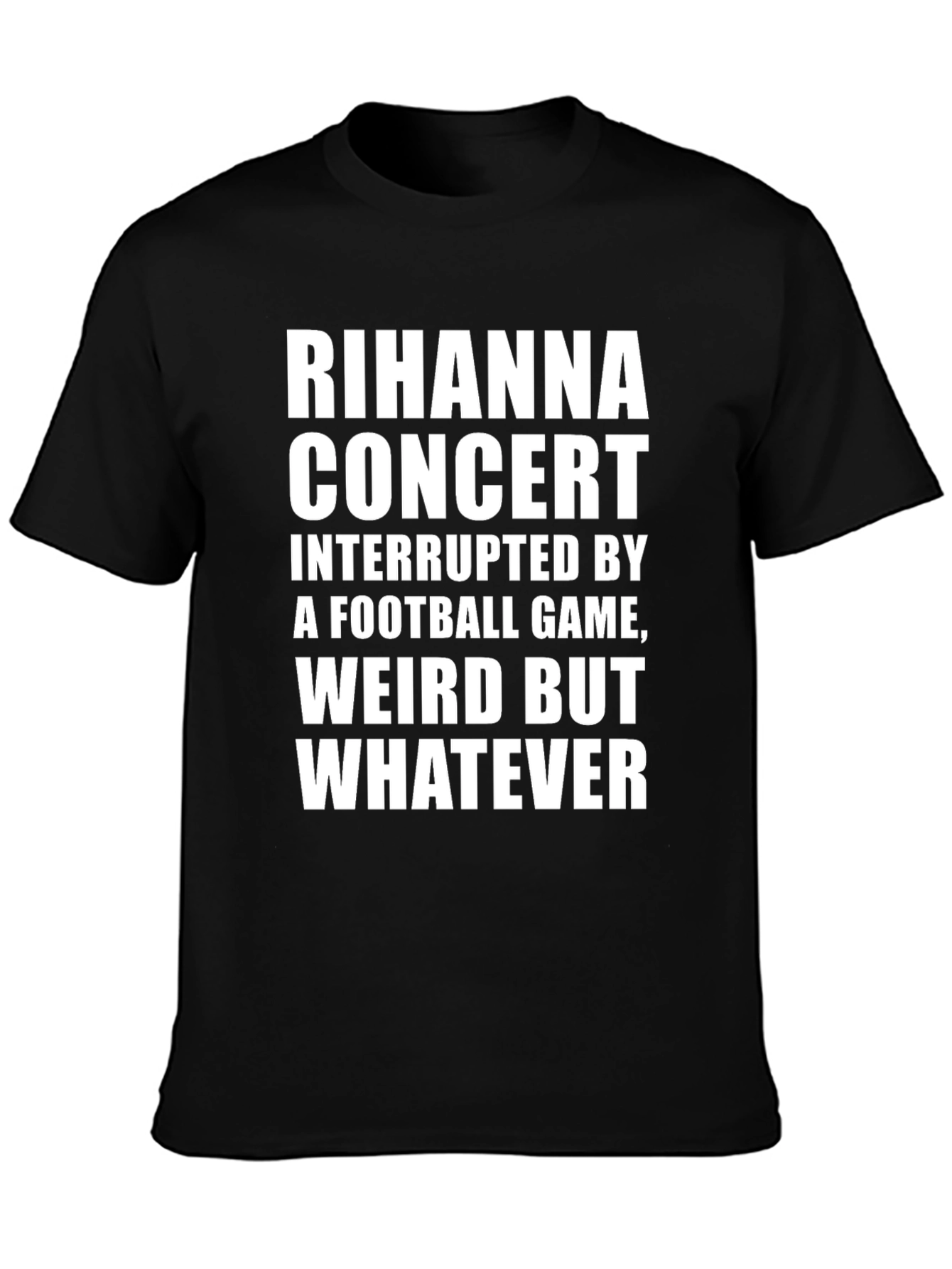 Rihanna Concert Football Game Graphic Tee