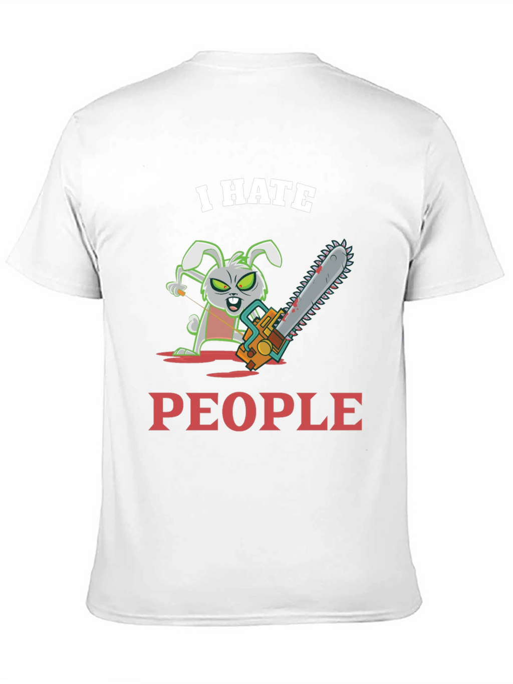 I Hate People Bunny T-Shirt