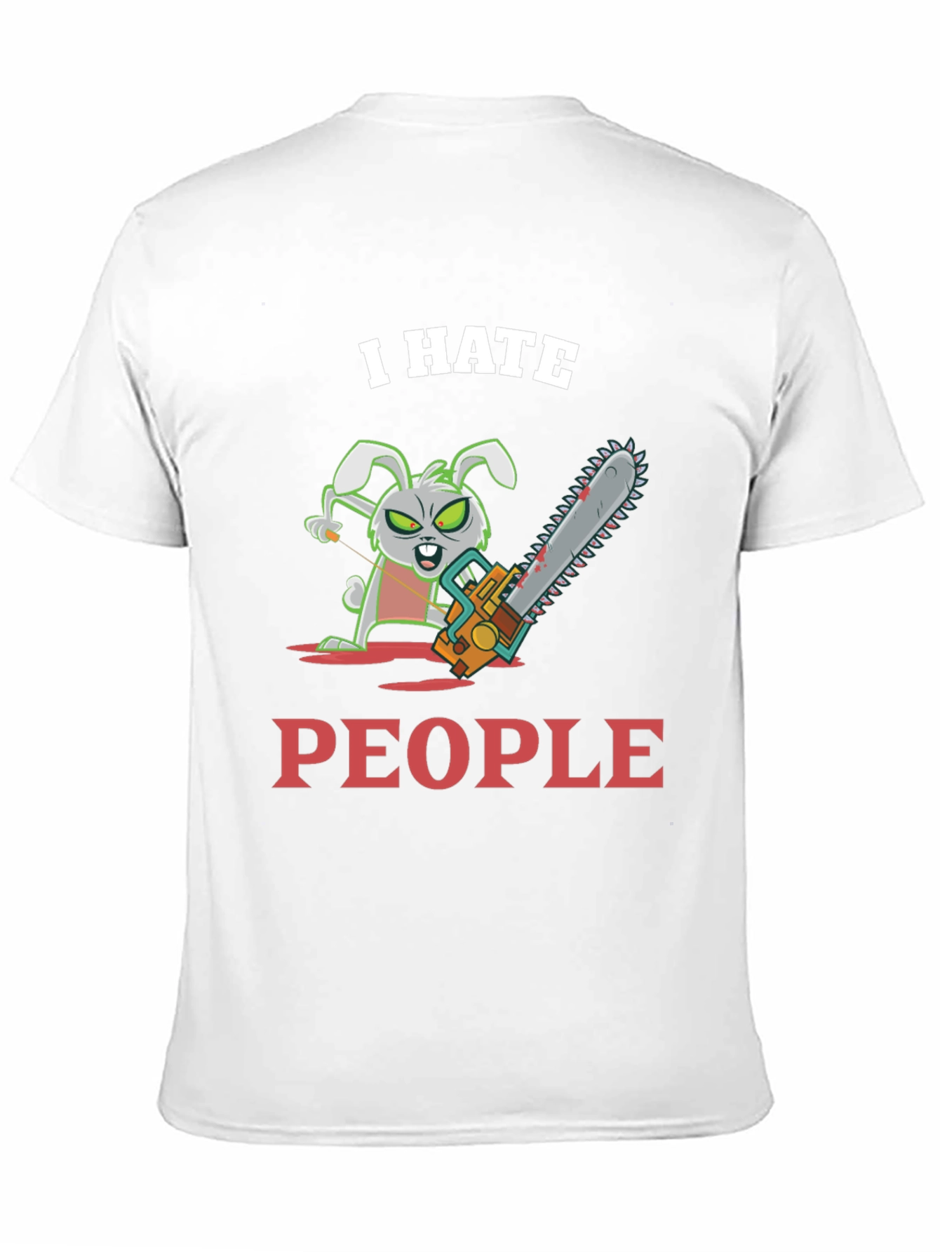 I Hate People Bunny T-Shirt