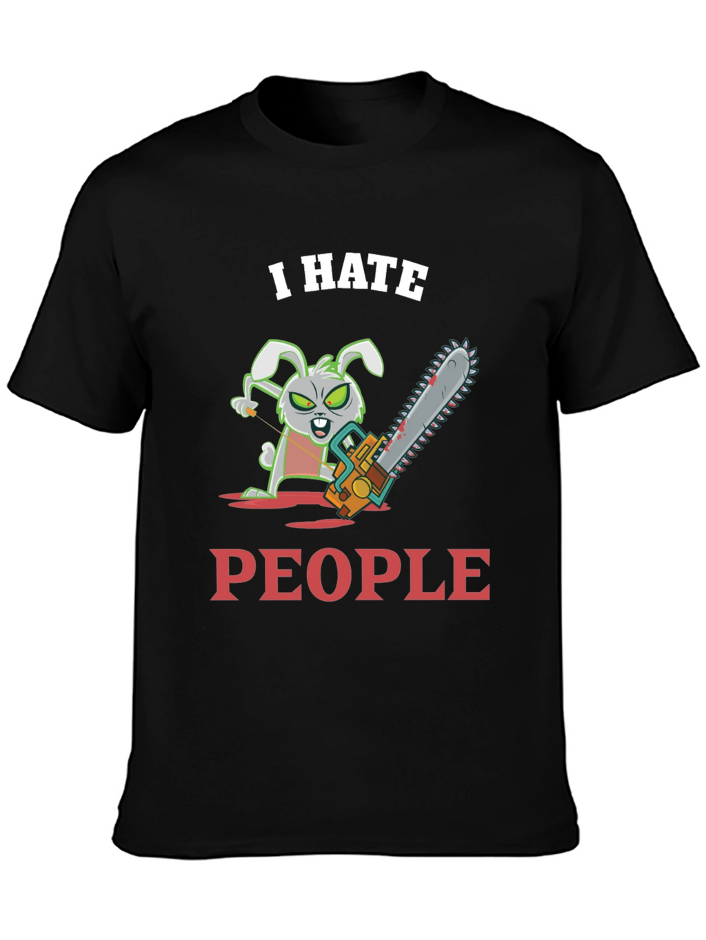 I Hate People Bunny T-Shirt