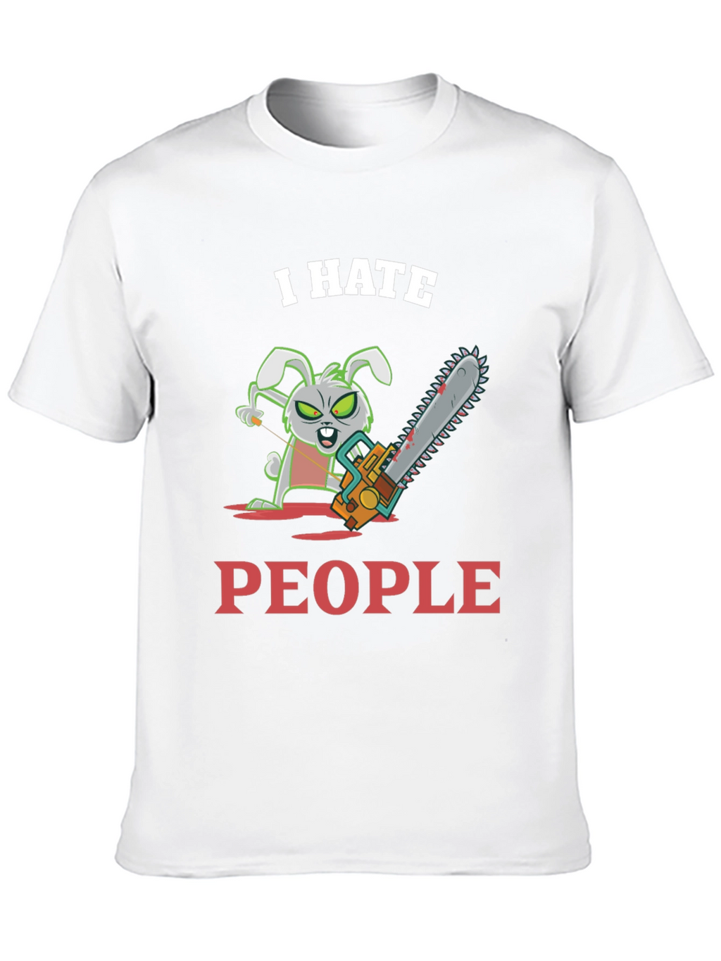 I Hate People Bunny T-Shirt