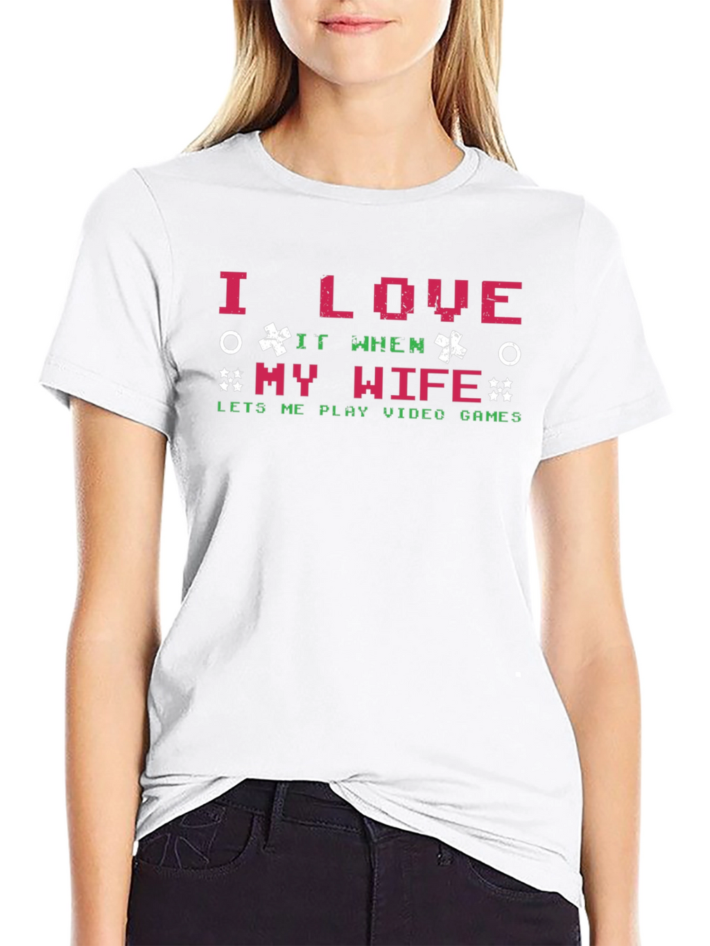 I Love My Wife Video Game T-Shirt