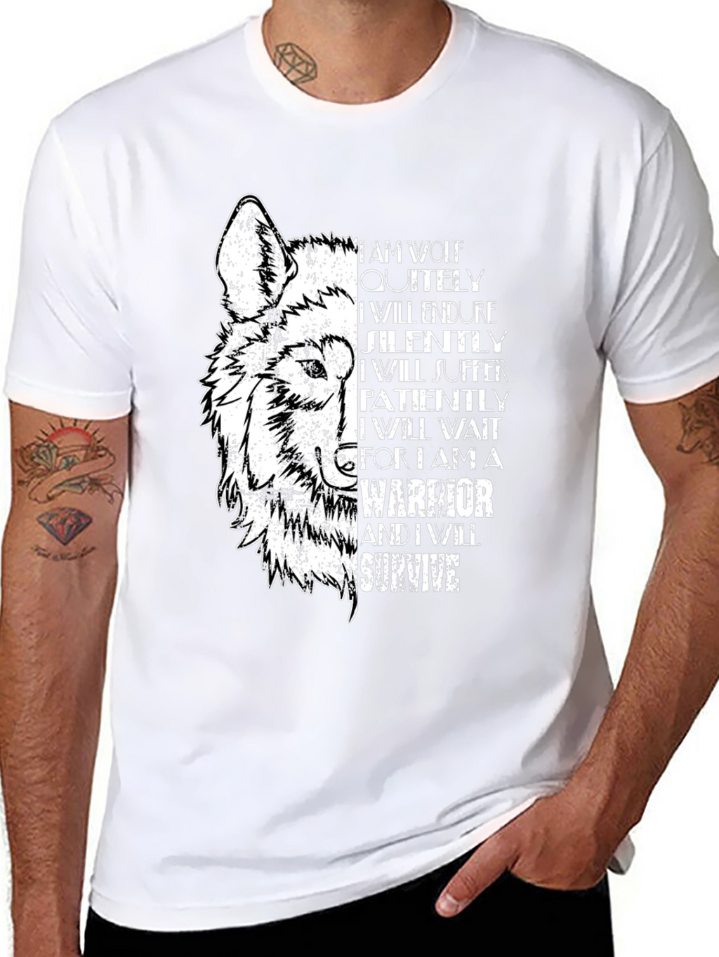 Wolf Warrior Graphic Tee