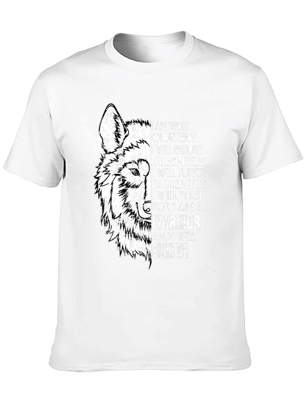 Wolf Warrior Graphic Tee