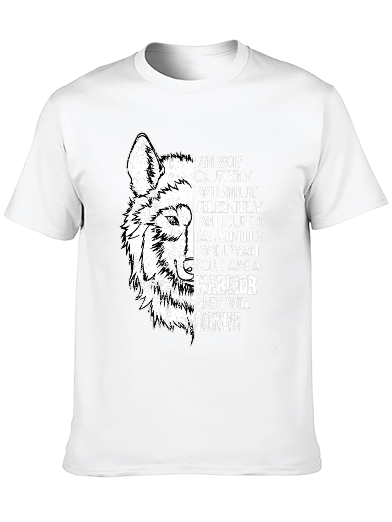 Wolf Warrior Graphic Tee