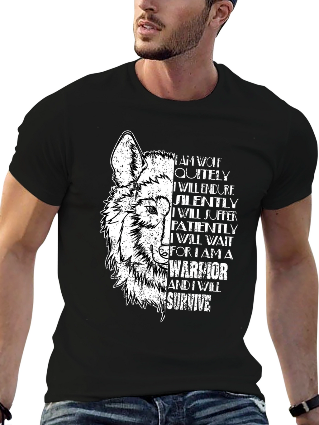 Wolf Warrior Graphic Tee