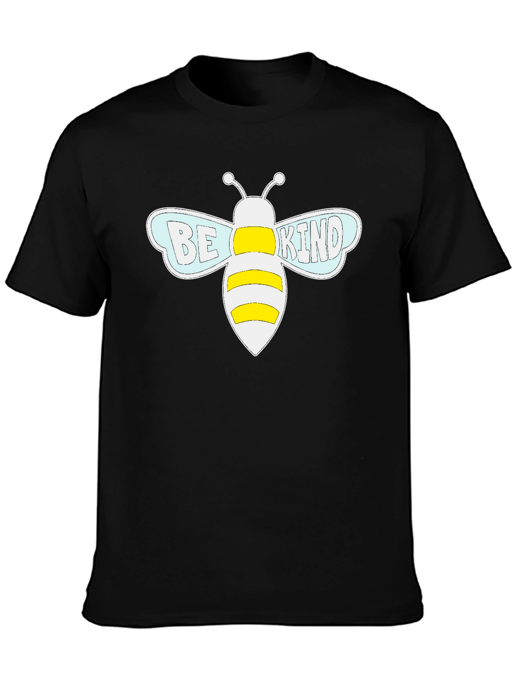 Be Kind Bee Graphic Black T-Shirt