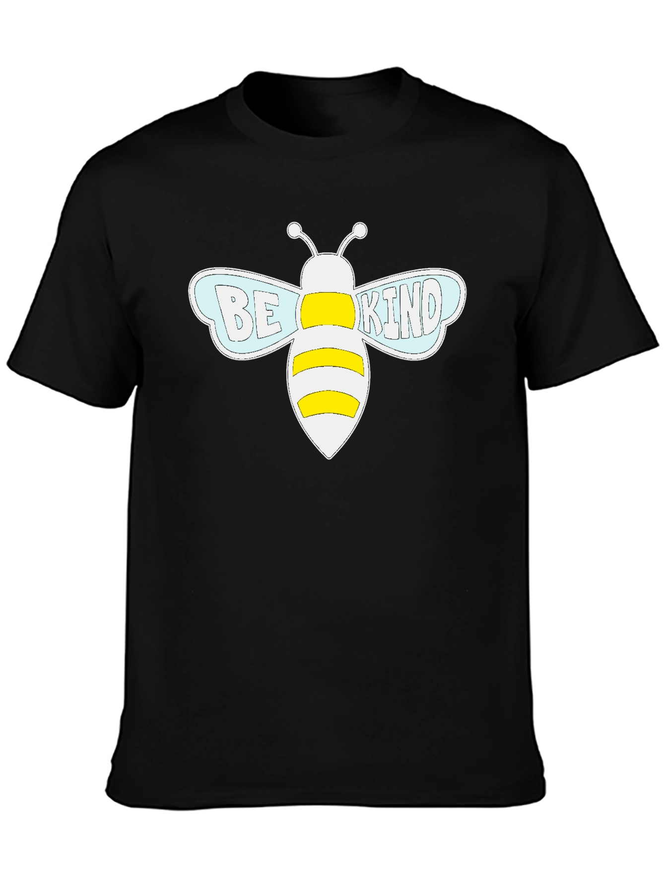 Be Kind Bee Graphic Black T-Shirt