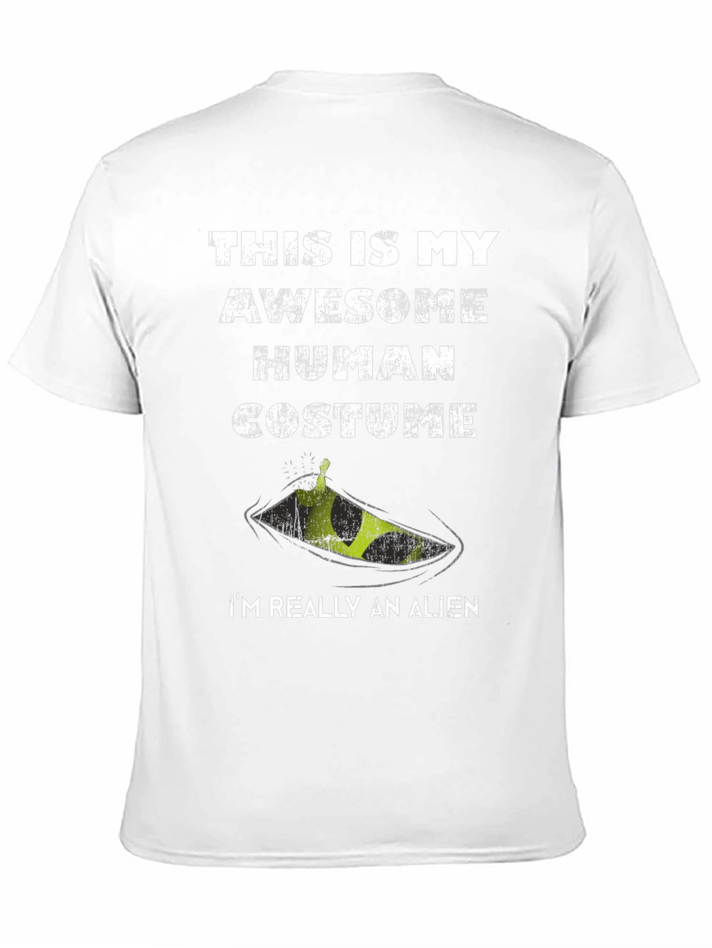 Awesome Human Costume Alien T-Shirt