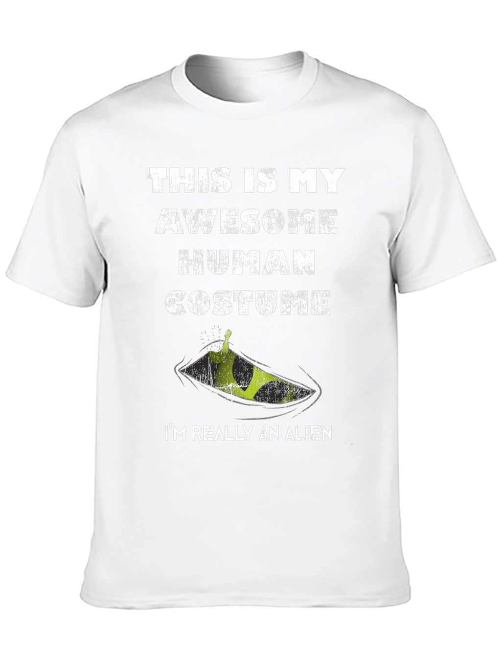 Awesome Human Costume Alien T-Shirt