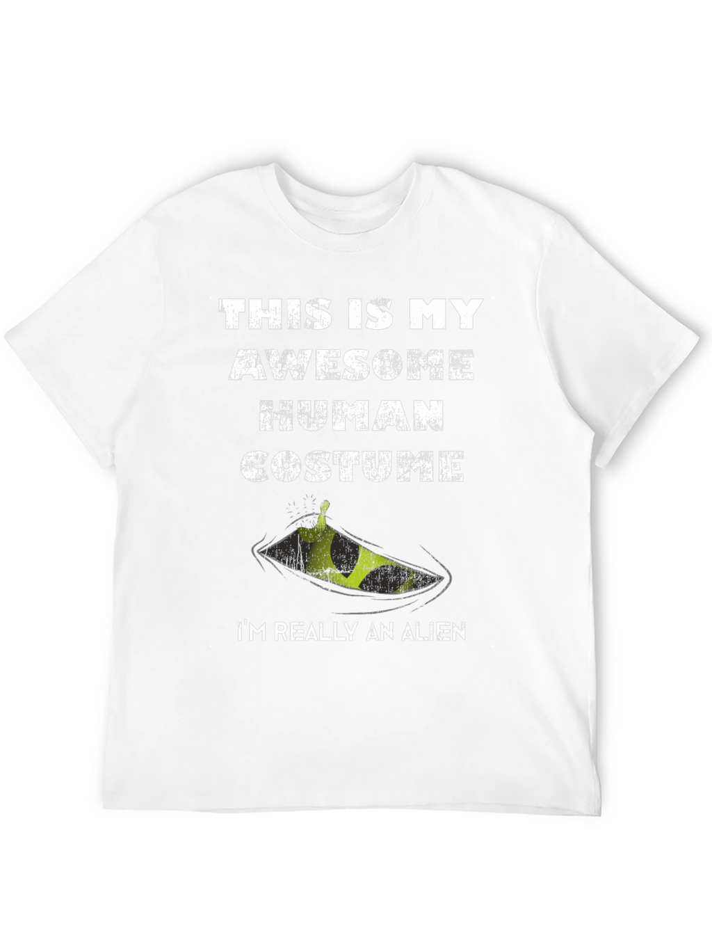 Awesome Human Costume Alien T-Shirt