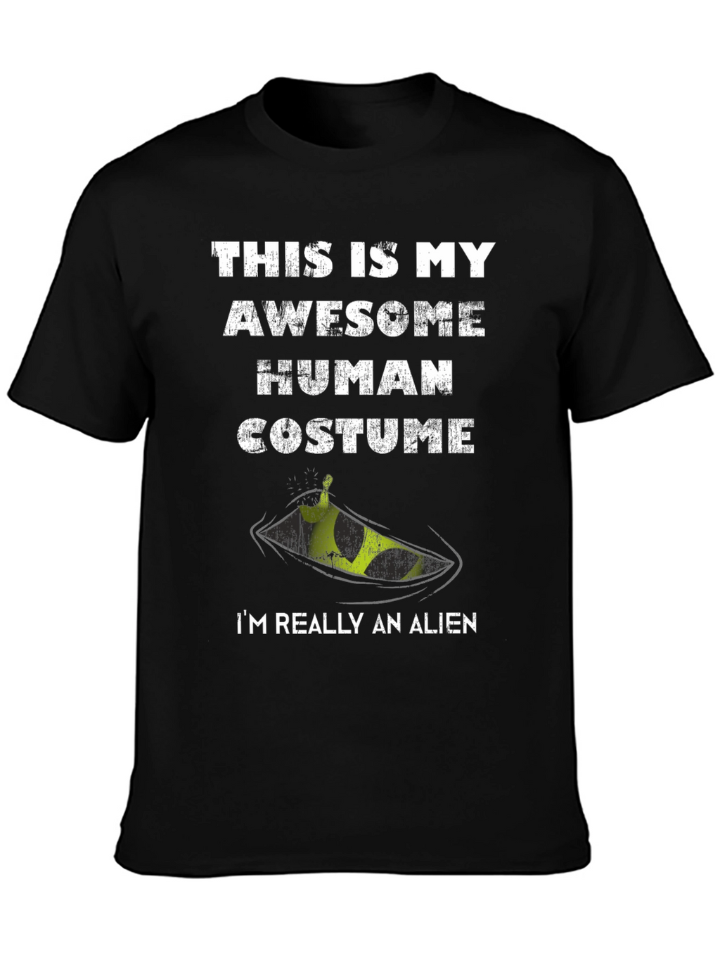 Awesome Human Costume Alien T-Shirt