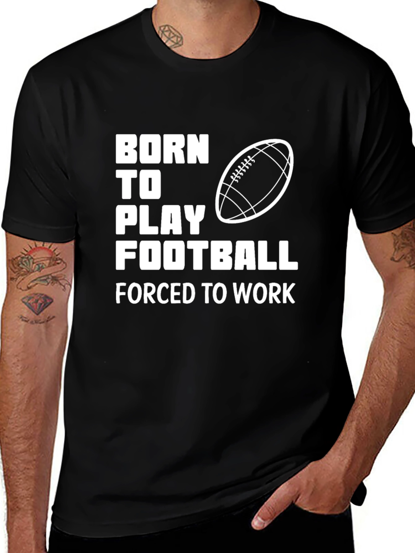 Born to Play Football T-Shirt