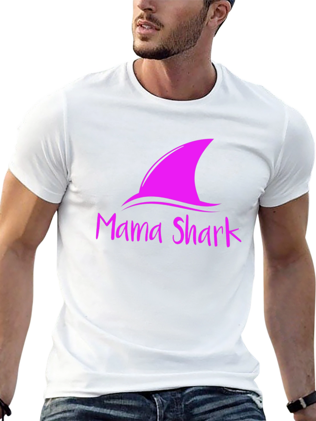 Mama Shark T-Shirt - Fun Graphic Tee