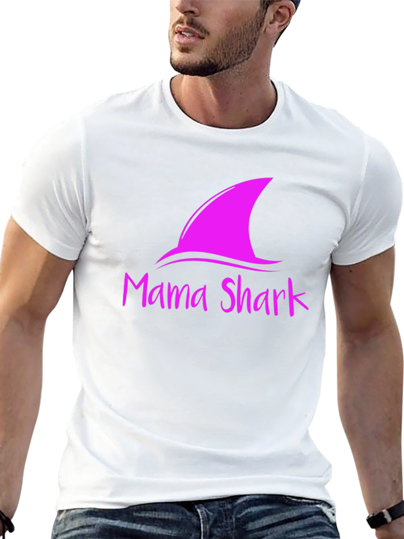 Mama Shark T-Shirt - Fun Graphic Tee