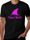 Mama Shark T-Shirt - Fun Graphic Tee