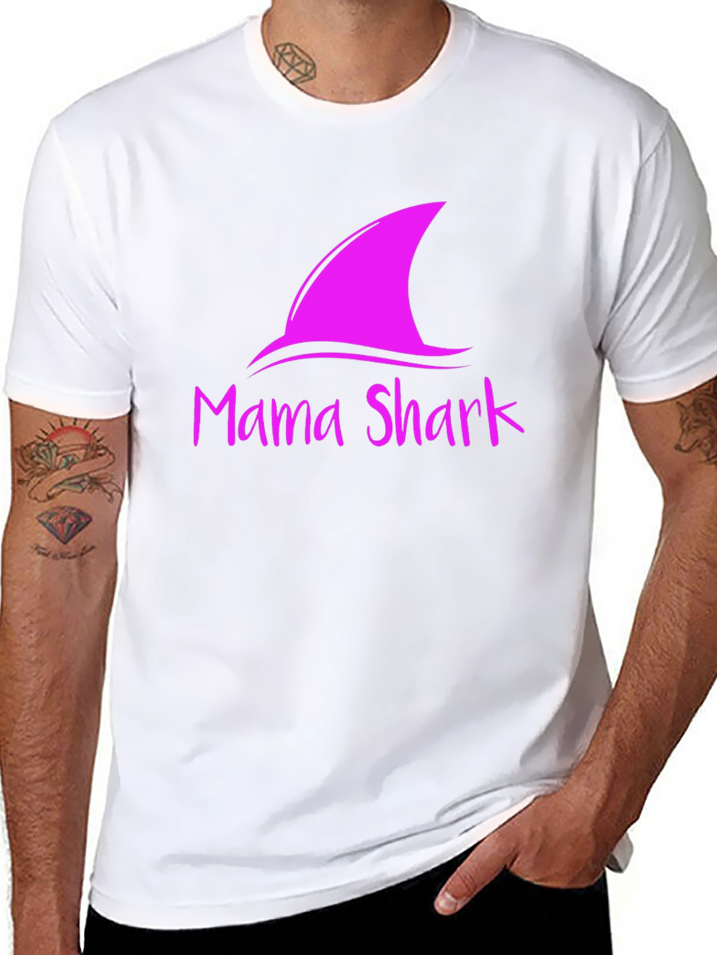 Mama Shark T-Shirt - Fun Graphic Tee