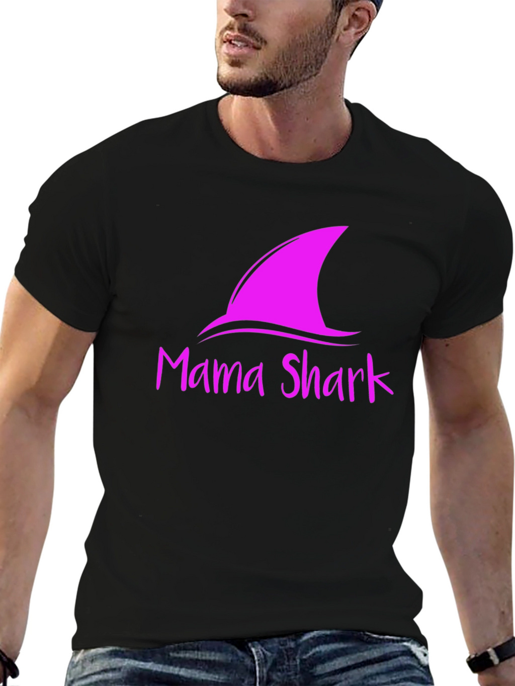 Mama Shark T-Shirt - Fun Graphic Tee