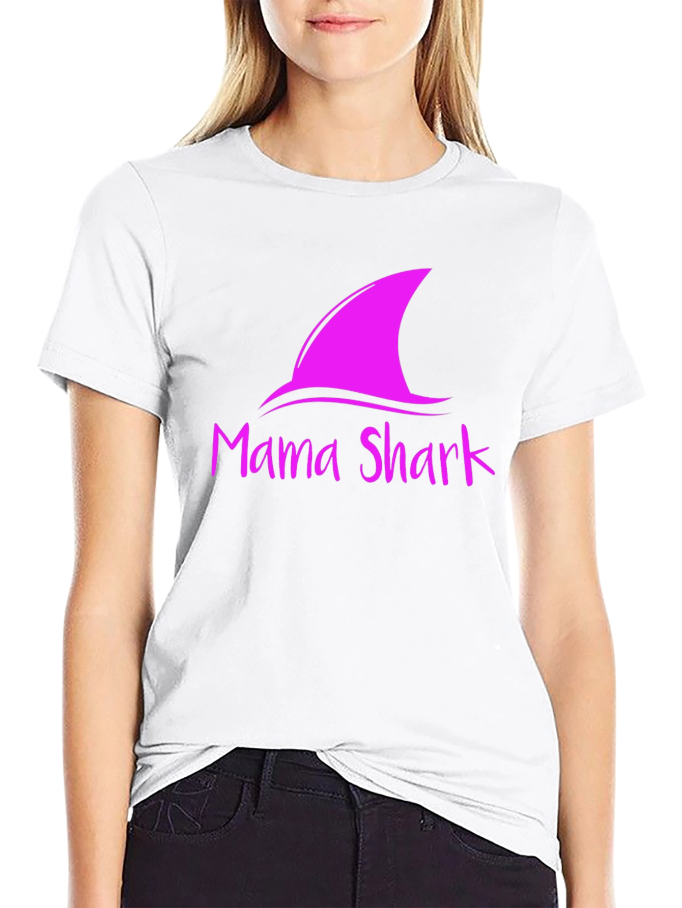 Mama Shark T-Shirt - Fun Graphic Tee