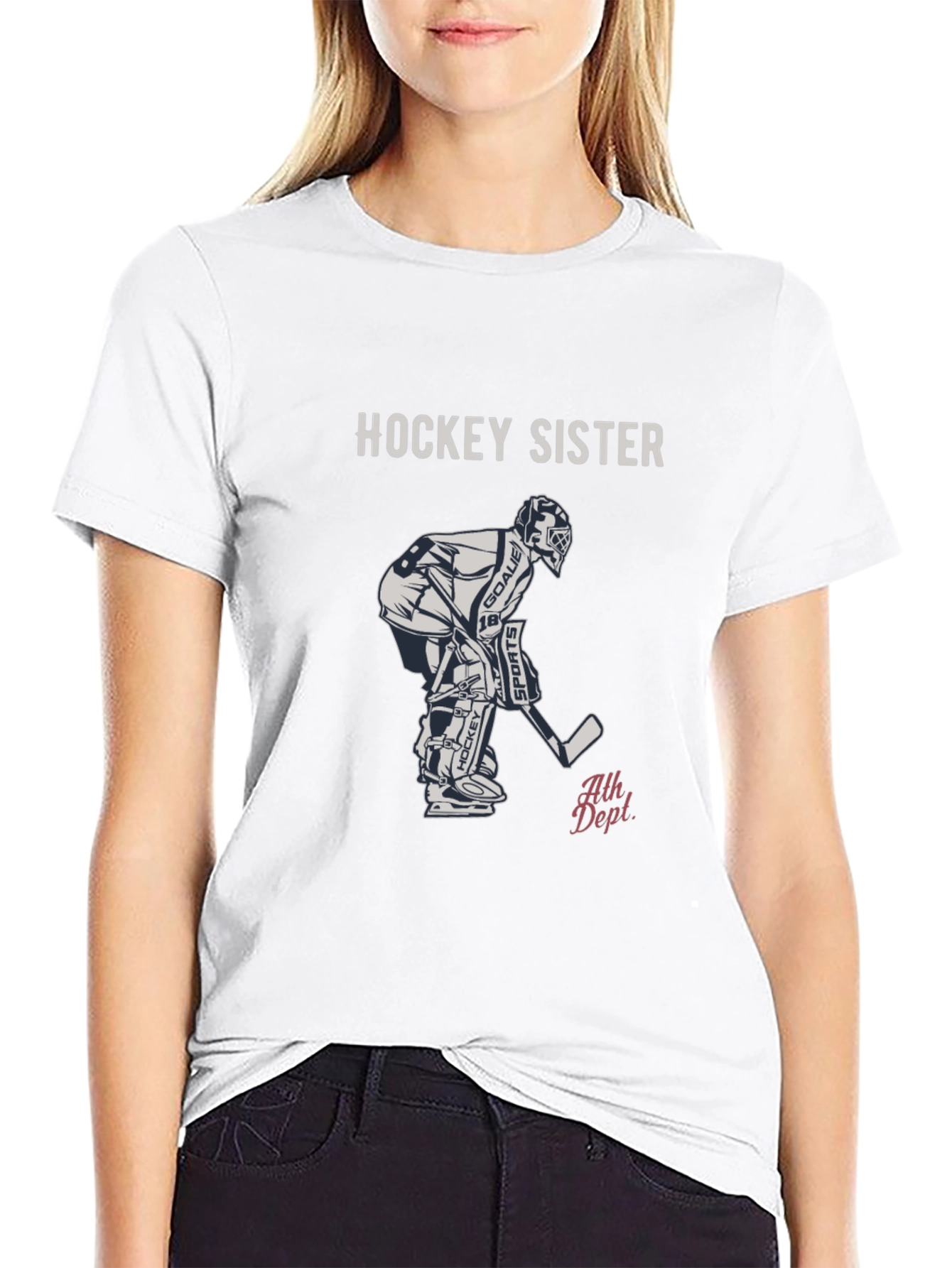 Hockey Sister Graphic Tee - Sports Apparel