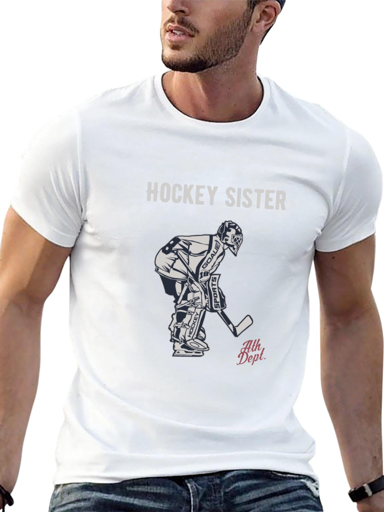 Hockey Sister Graphic Tee - Sports Apparel