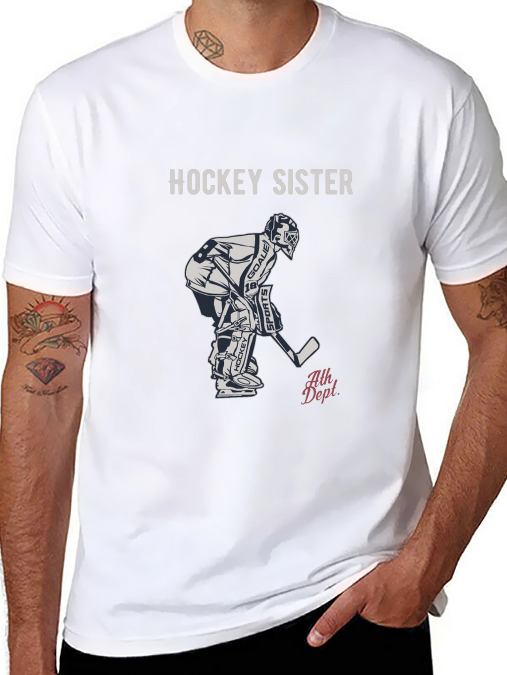 Hockey Sister Graphic Tee - Sports Apparel
