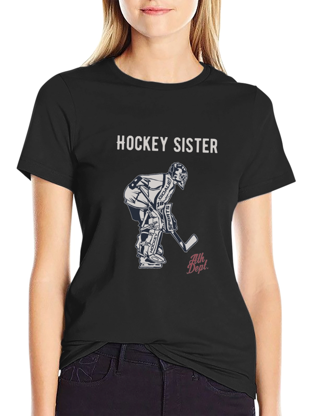 Hockey Sister Graphic Tee - Sports Apparel