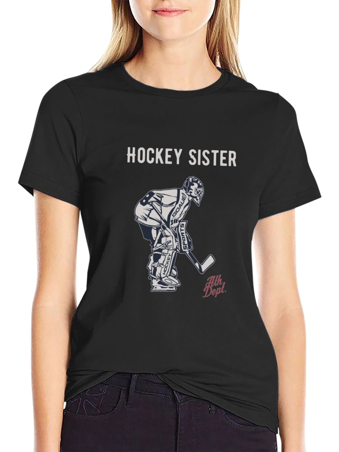 Hockey Sister Graphic Tee - Sports Apparel