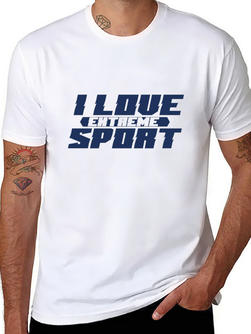 I Love Extreme Sport Graphic T-Shirt
