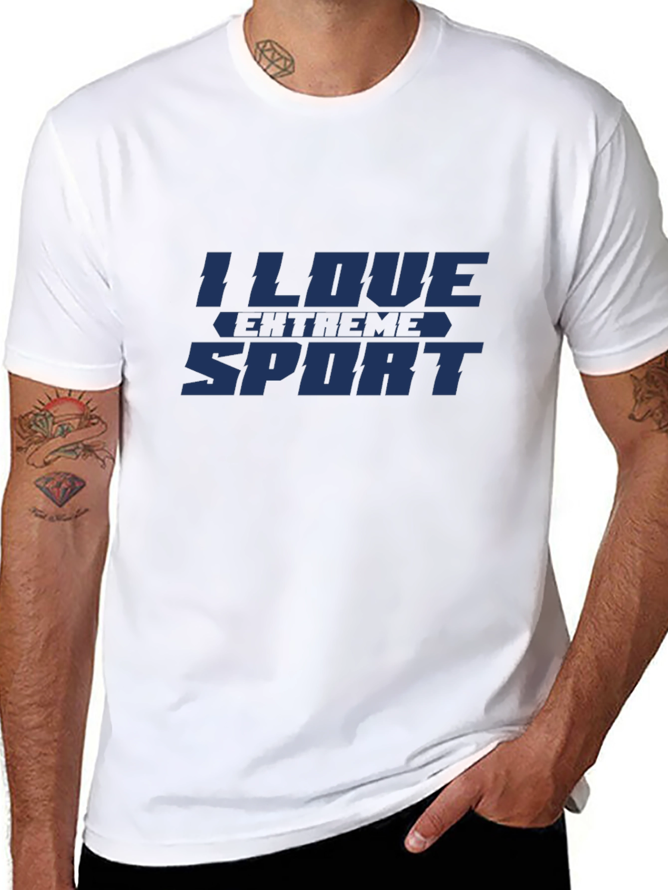 I Love Extreme Sport Graphic T-Shirt
