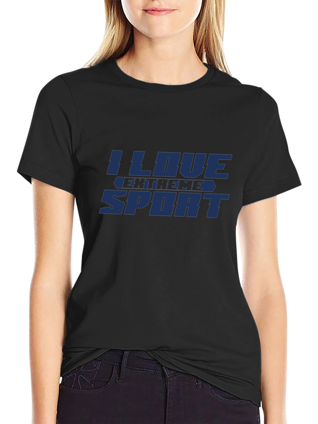 I Love Extreme Sport Graphic T-Shirt