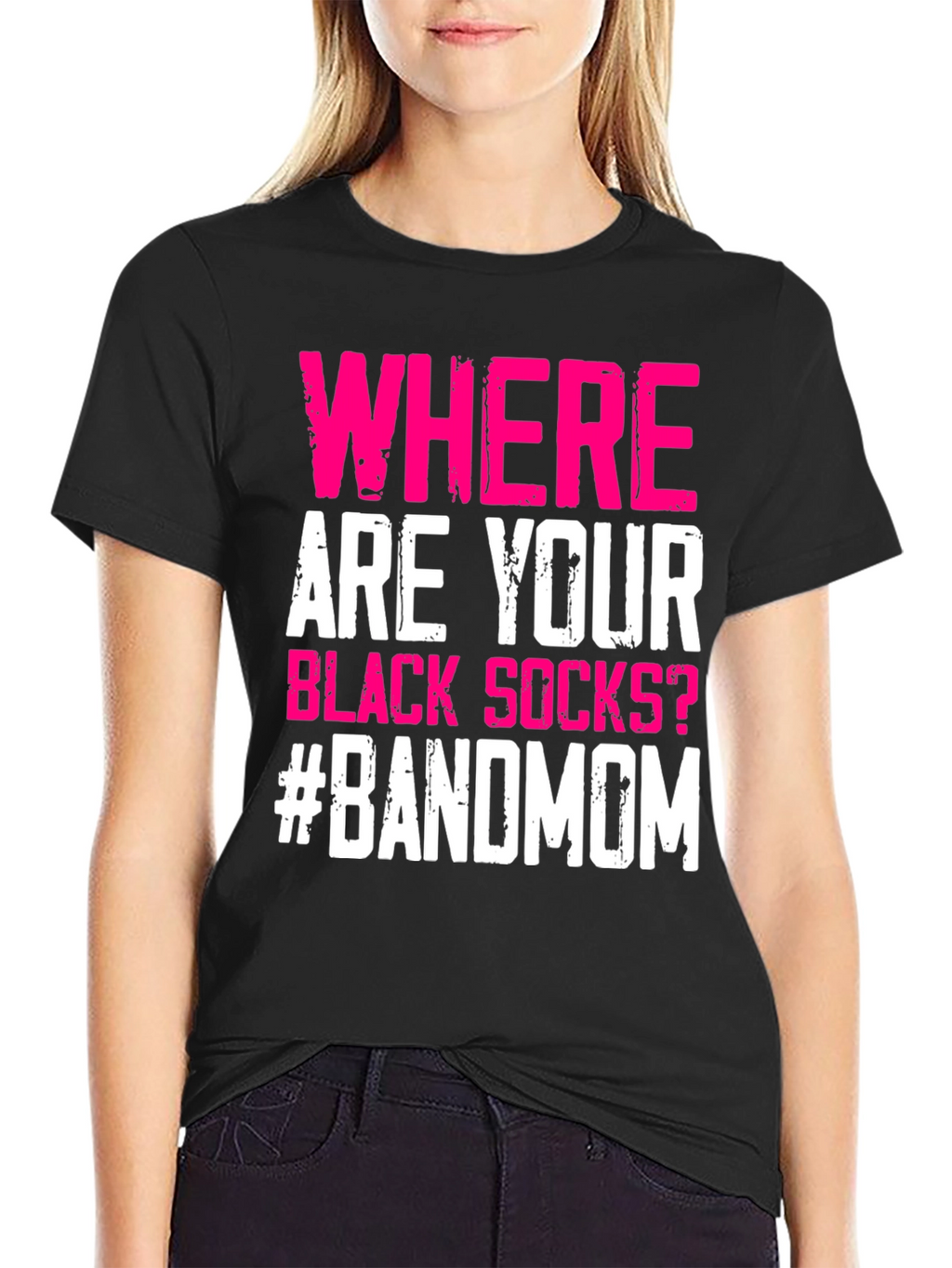Funny Band Mom Graphic Tee