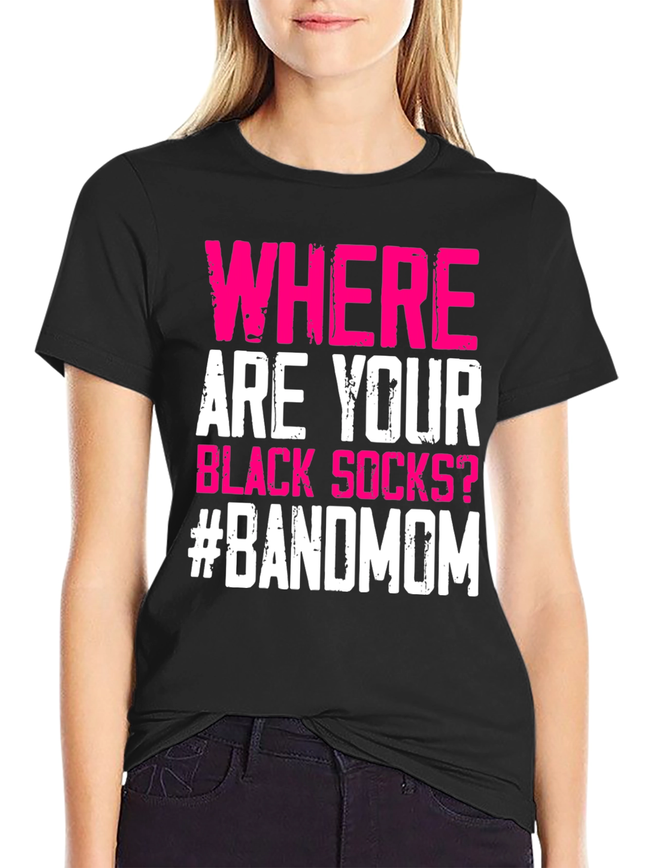Funny Band Mom Graphic Tee