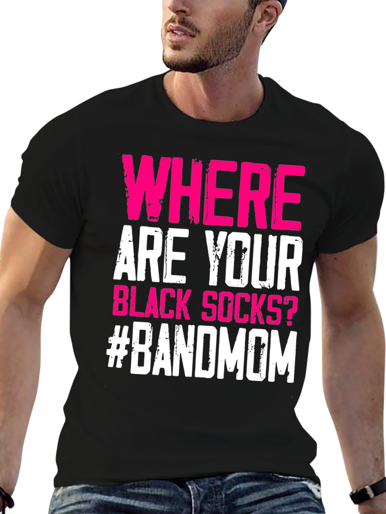Funny Band Mom Graphic Tee