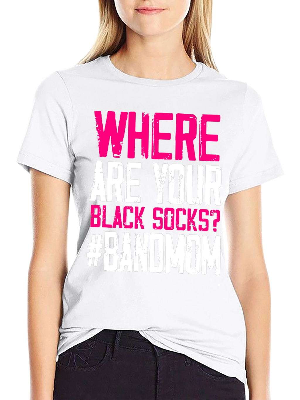 Funny Band Mom Graphic Tee