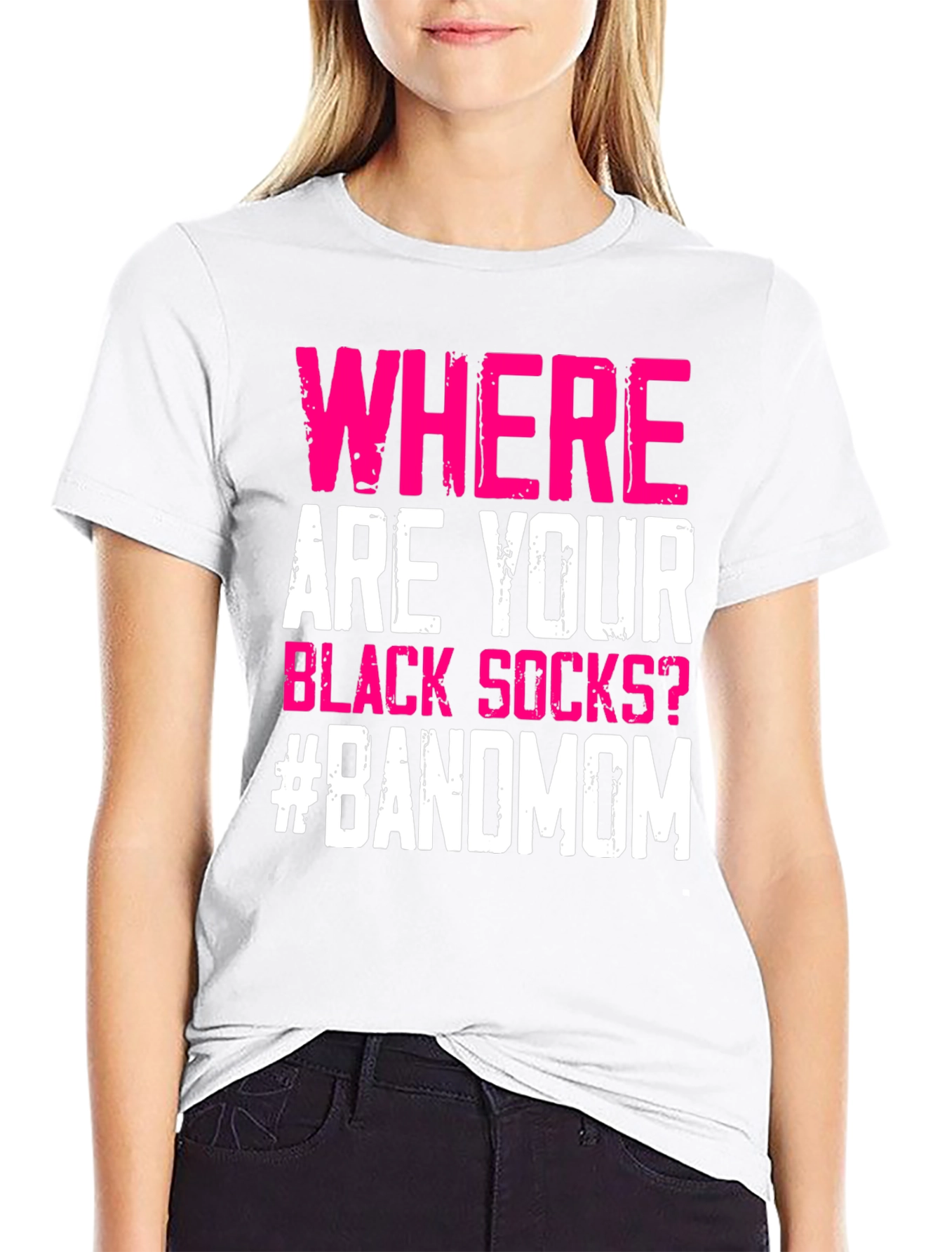 Funny Band Mom Graphic Tee