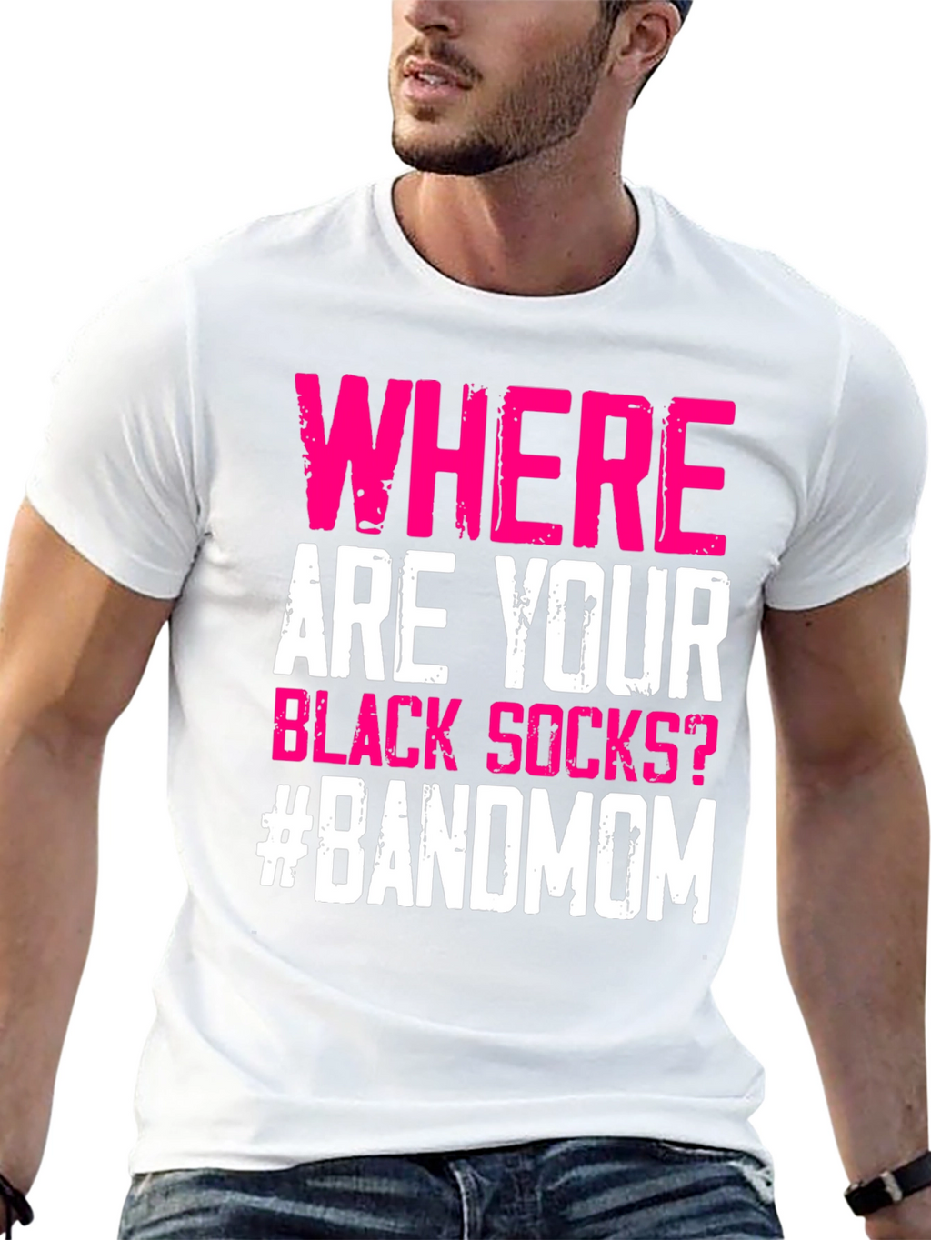 Funny Band Mom Graphic Tee