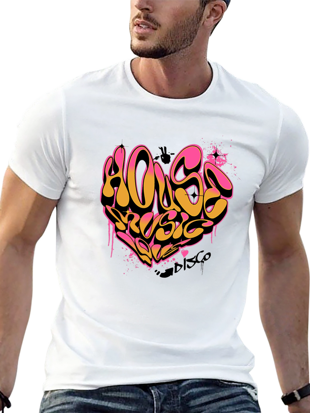 House Music Disco Graphic Tee