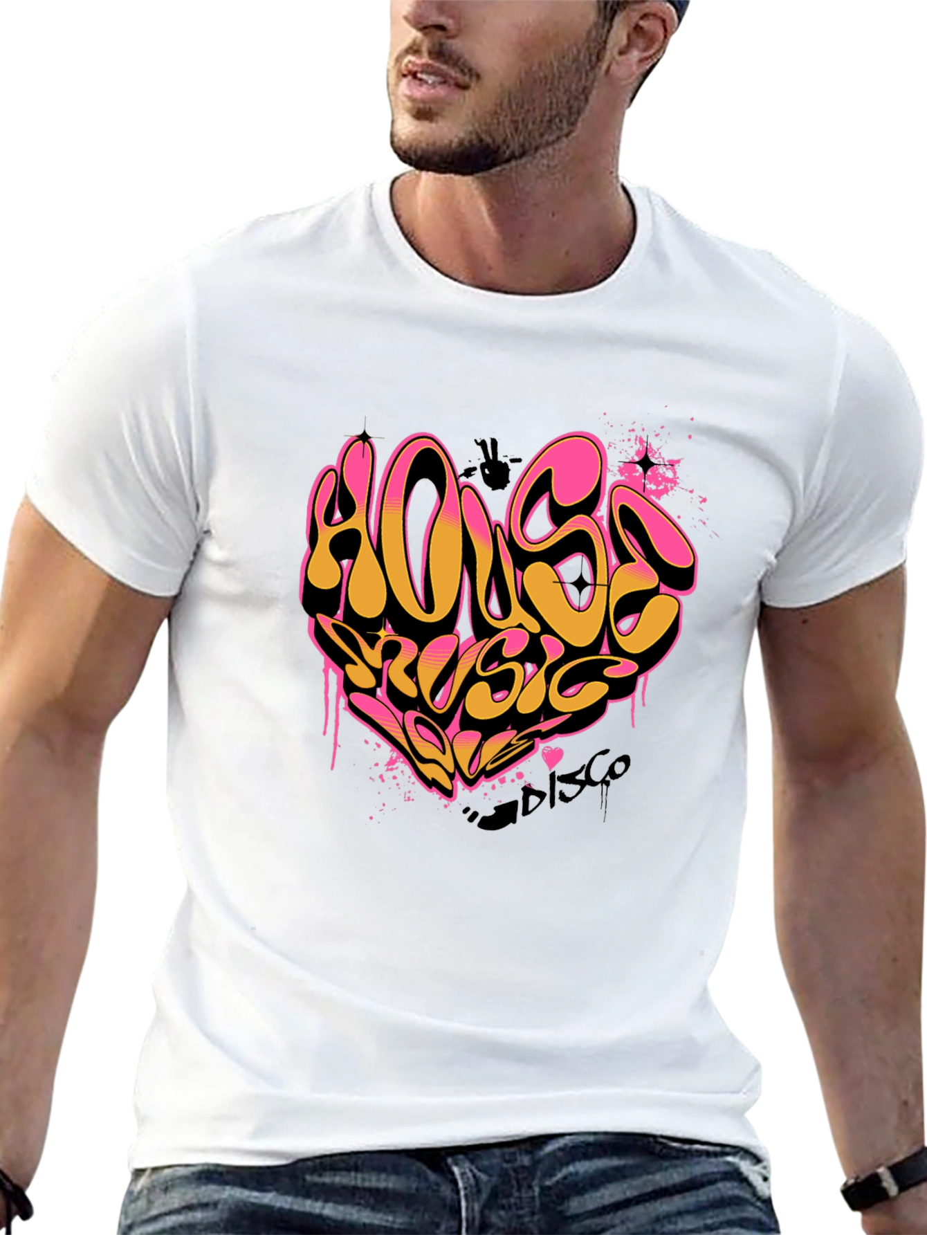 House Music Disco Graphic Tee