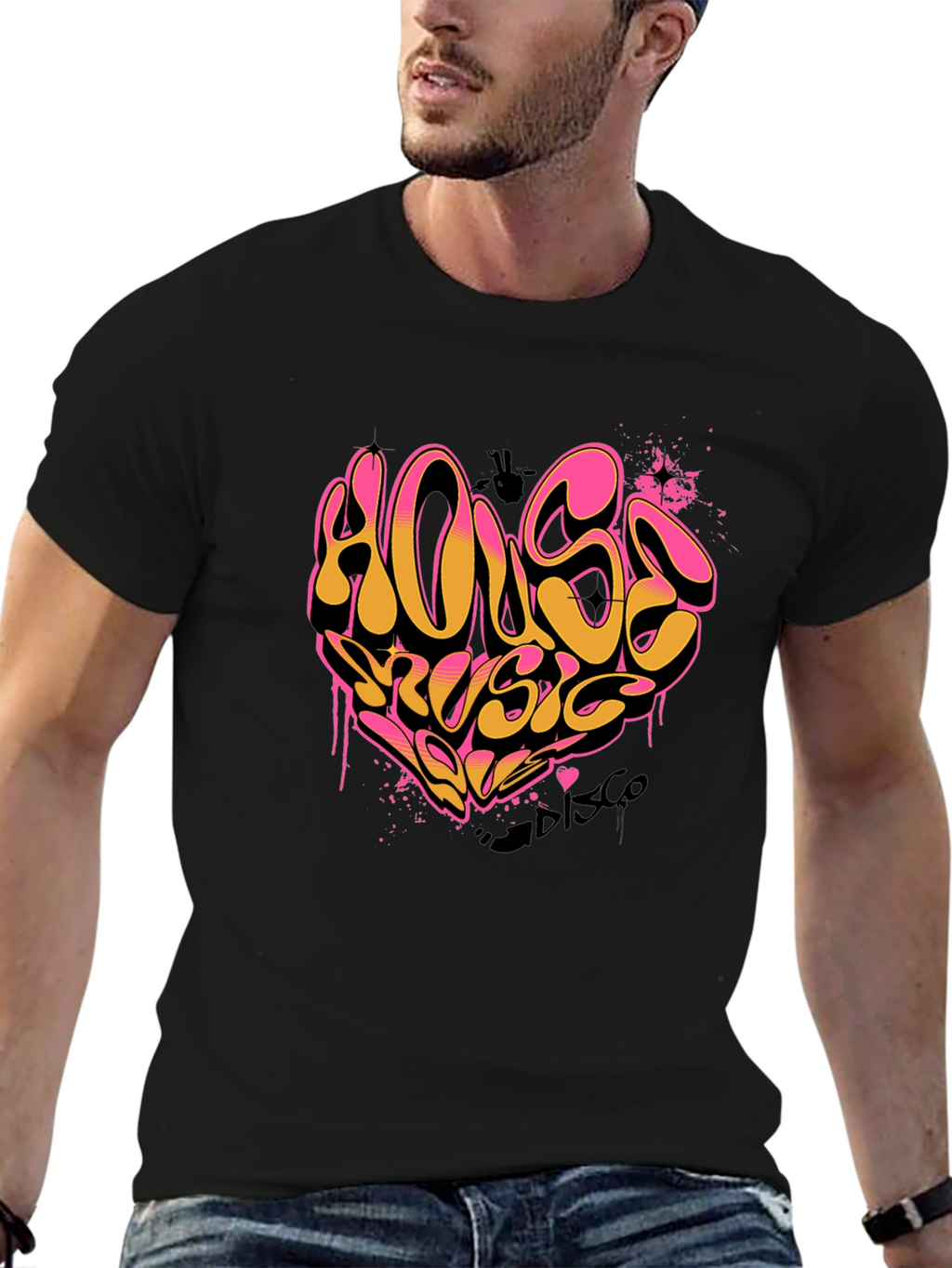 House Music Disco Graphic Tee