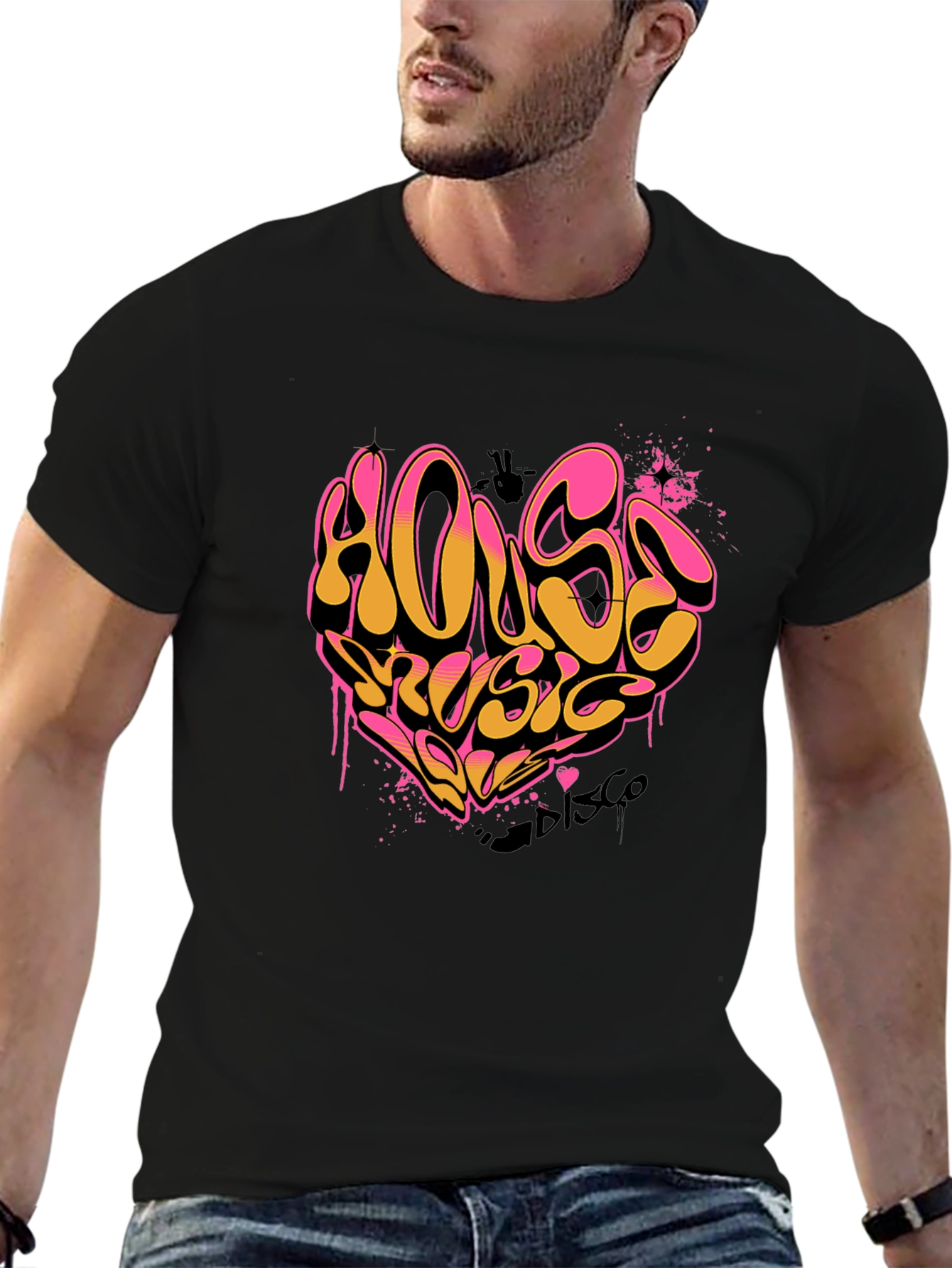 House Music Disco Graphic Tee